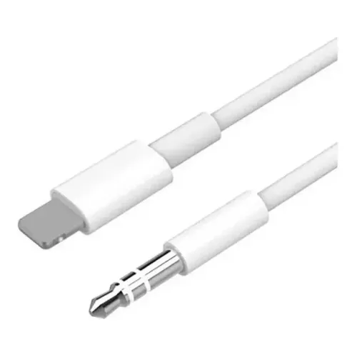 cabo auxiliar P2 para iPhone lightning áudio (iOS)