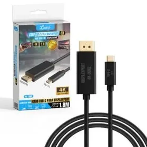 Cabo USB-C para Displatport 3.1 LT-T002 Lotus