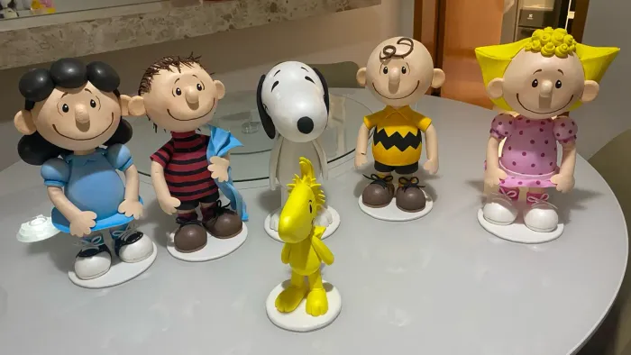Bonecos feito de EVA turma do Snoop