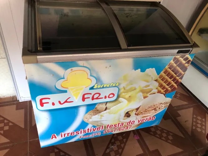 Frizeer de sorvete ótimo estado 