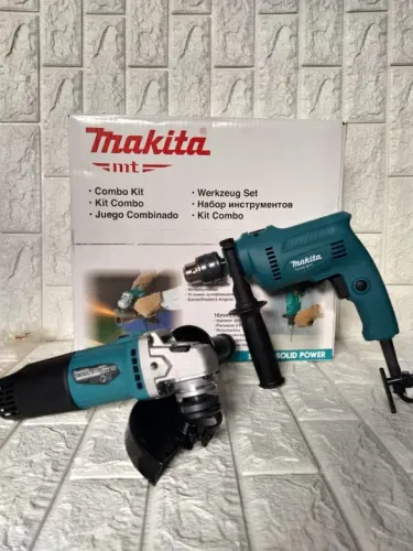 Kit Makita- Furadeira 500W e Esmerilhadeira 600W
