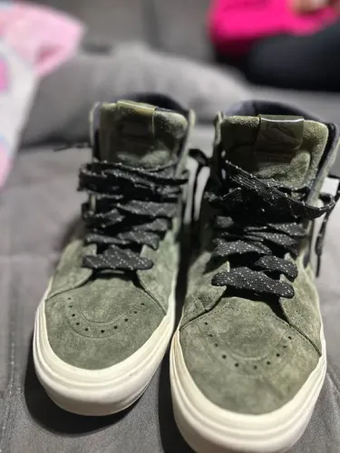 Tênis Vans Verde Militar 3M impermeável Edição limitada raro!