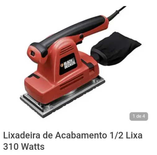 Lixadeira Black Decker de acabamento SS1000 110v