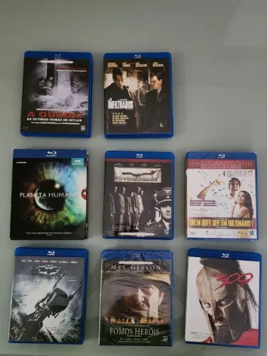 Vendo discos Bluray com quase nenhum uso (alguns ainda lacrados)