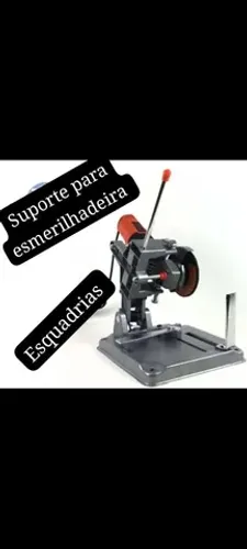 Suporte para esmerilhadeira esquadrias