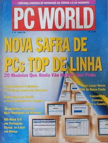Revista PC World (Lote com 4 Exemplares)