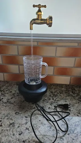 Fonte caneca cascata para decoração 