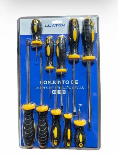 Conjunto de Chaves de Fenda 10 Peças Luatek