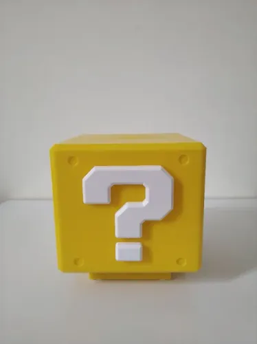 Luminária Gamer Sonora Cubo Interrogação - Mario Bros