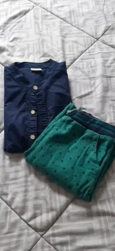 Conjunto menino camisa/bermuda Tam 8