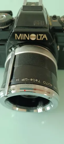 Câmera Minolta SR - Teleconversor SUN Auto Tele-Up 3X