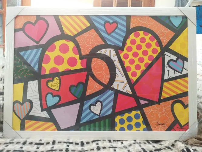 Quadro Romero Brito 67 x 97 cm