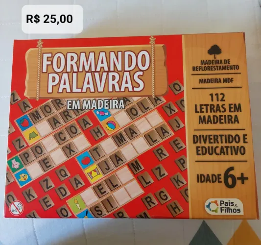 Formando Palavras em Madeira