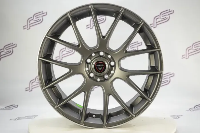 Jogo de Rodas Vittoria Lombardia Grafite Fosco 5x112-20x8,5 Offset 50