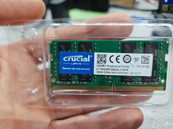 Memória RAM Notebook Crucial 16gb DDR4 2400Mhz