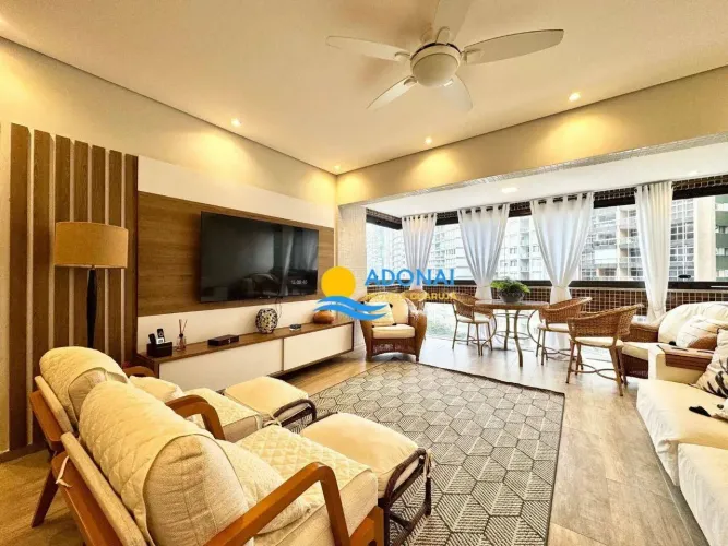 Apartamento com 3 dormitórios à venda, 120 m² por R$ 700.000,00 - Pitangueiras - Guarujá/S