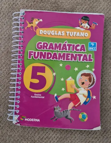 Gramática para o 5º ano fundamental - Editora Moderna.