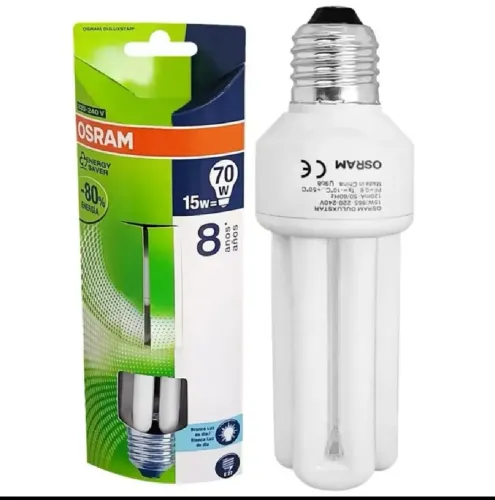 Lâmpada OSRAM DULUXSTAR 15W=75W - 220v , 80% economia..Caixa com 06 unidades. R$ 45,00