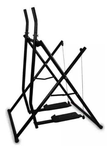 Simulador De Caminhada Exercícios Fitness Suporta 150kg Preto