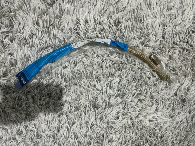 Mangueira de gás encanado 60 cm de cobre com adaptador