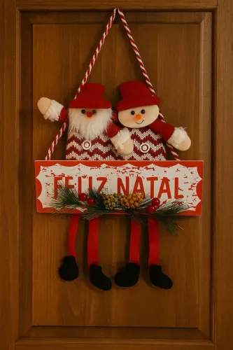 Natal Guirlanda Natalina Enfeite De Pendurar Feliz Natal  