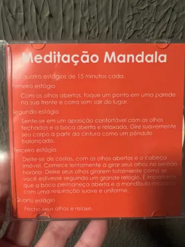 CD de meditação guiada