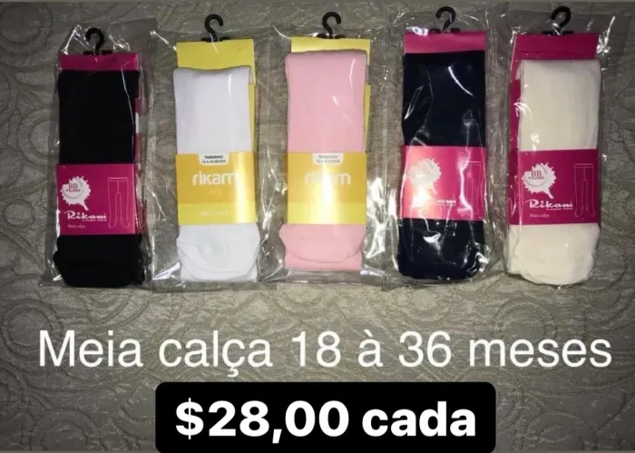 Meia calça de algodão grossa