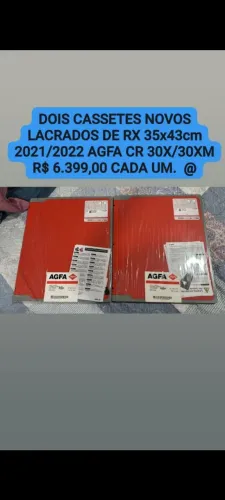 CASSETES PARA AGFA CR 30X/30XM 35x43cm NOVOS LACRADOS