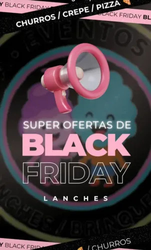 Promoção de barraquinhas de lanches para festa evento