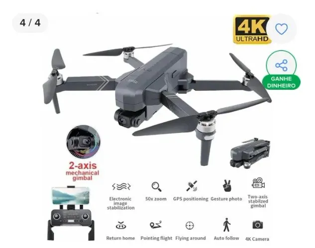 Drone usado uma vez..novo.