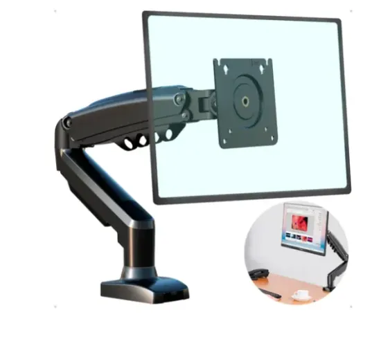 Suporte Monitor Articulado Mesa Pistão Gás 17/30 Polegadas