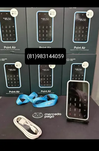 Maquininha de cartão Point Air - Mercado Pago