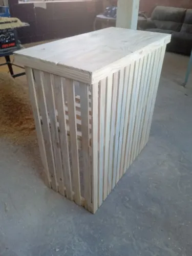 Balcão dobrável madeira pinus 100 X 95 X 50 cm