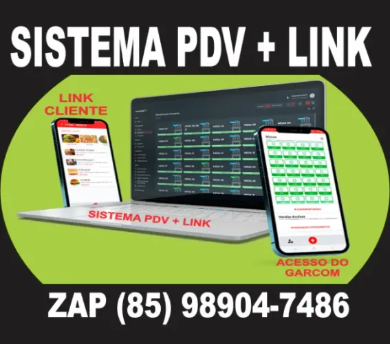 Sistema Pdv + Sistema de Link de Pedidos Anual sem mensalidade