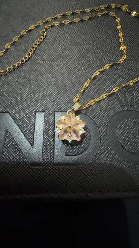 Colar Banhado a Ouro 18K Pétalas
