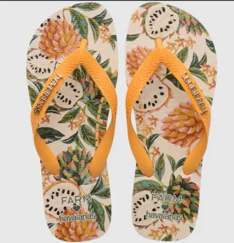 Chinelo Havaianas Farm Biriba Original 