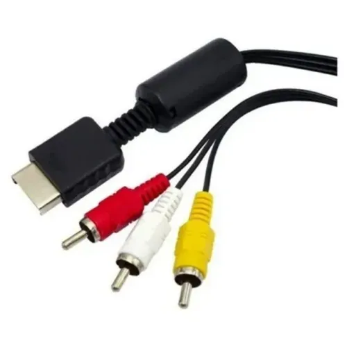 Cabo Av Áudio / Video Rca Playstation Ps2