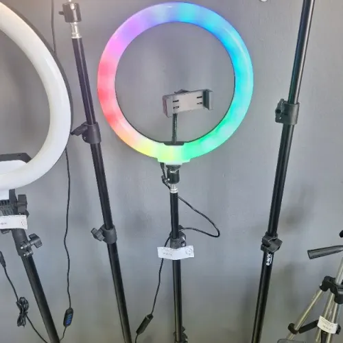 Ring Light 10 Polegadas Colorido com Tripé