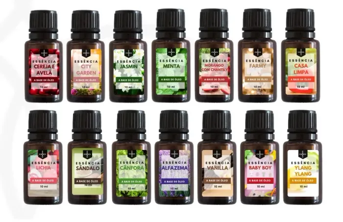 Óleo essencial 10 ml para difusor e aromatizador 