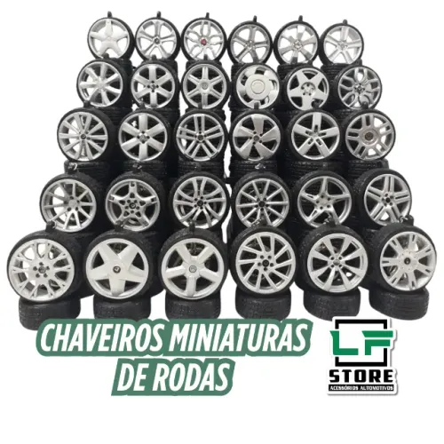 Chaveiro Miniaturas de Rodas com Pneu - Replicas Rodas Esportivas