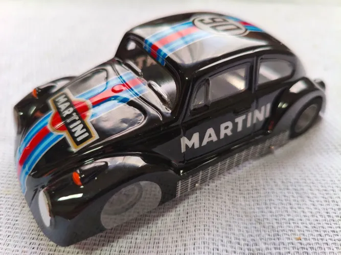 Carrinho de autorama Fusca Martini