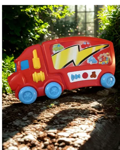 Caminhão de Brinquedo Eletrônico com Música