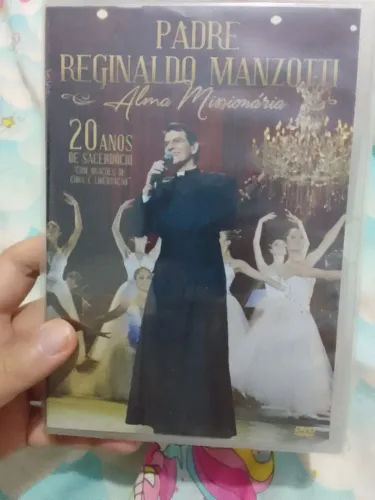 Dvd padre Reginaldo Manzotti alma missionária  usado