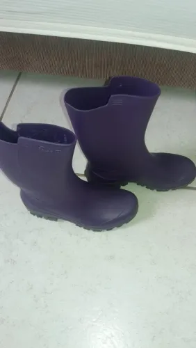 Bota de Chuva Roxa Infantil
