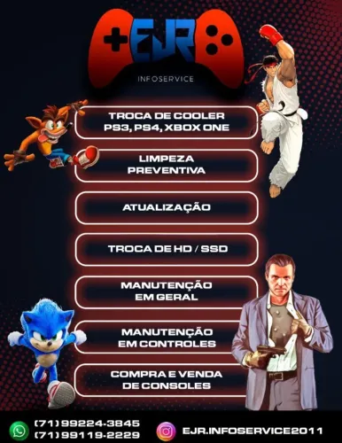 manutenção em games pc e notebook