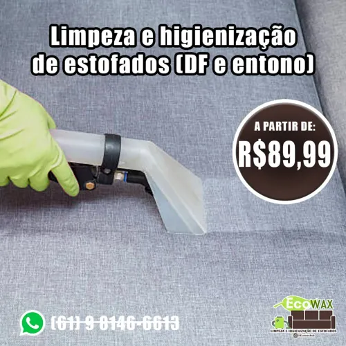 Higienização a seco com extratora