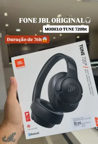 Fone JBL TUNE 720BT Original Lacrado 