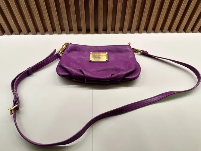 Bolsa de ombro roxa Marc Jacobs original