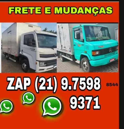 Frete e Mudanças - Atendimento em Comércios e Particular