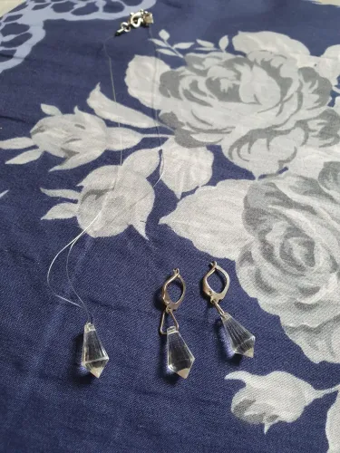 Conjunto gota transparente